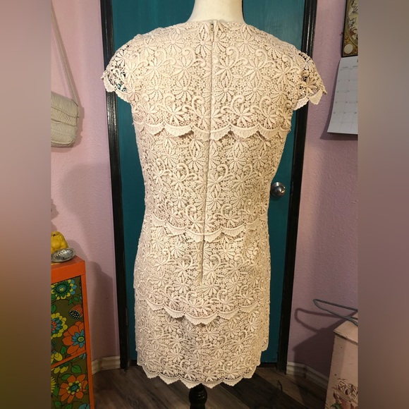 Eliza J Battenberg Lace Dress Size S/M😍 - Picture 3 of 12